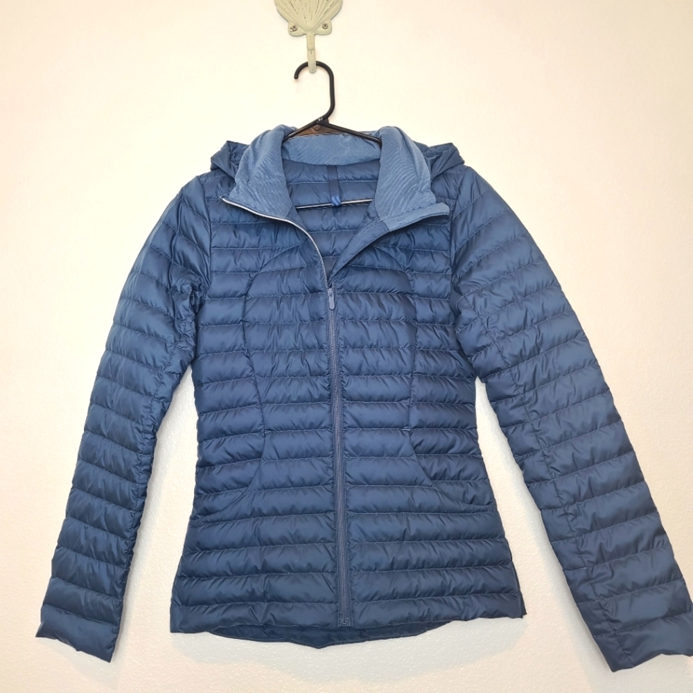 Lululemon Women’s Pack It Down Goose Down Puffer Jacket – Blue – Size 4 - Picture 3 of 12